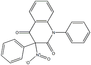 3-nitro-1,3-diphenyl-1,2,3,4-tetrahydroquinoline-2,4-dione Struktur