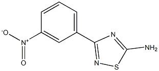 3-(3-nitrophenyl)-1,2,4-thiadiazol-5-amine Struktur