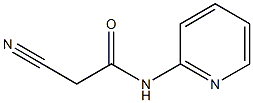 N1-(2-pyridyl)-2-cyanoacetamide Struktur