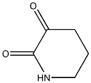 tetrahydro-2,3-pyridinedione Struktur