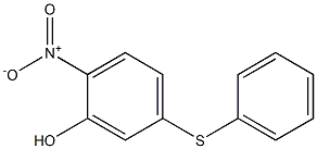 2-nitro-5-(phenylthio)phenol Struktur