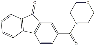 2-(morpholinocarbonyl)-9H-fluoren-9-one Struktur