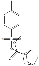 methyl 6-exo-[(toluene-4-sulfonyl)oxy]-exo-bicyclo[2.2.1]heptane-2-carboxylate Struktur