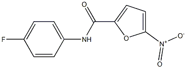 N2-(4-fluorophenyl)-5-nitro-2-furamide Struktur