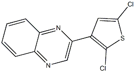 2-(2,5-dichloro-3-thienyl)quinoxaline Struktur