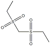 1-{[(ethylsulfonyl)methyl]sulfonyl}ethane Struktur