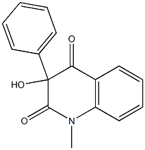 3-hydroxy-1-methyl-3-phenyl-1,2,3,4-tetrahydroquinoline-2,4-dione Struktur