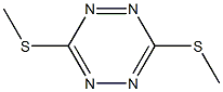 3,6-bis(methylsulfanyl)-1,2,4,5-tetraazine Struktur