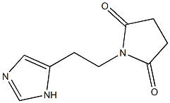 1-[2-(1H-imidazol-5-yl)ethyl]pyrrolidine-2,5-dione Struktur