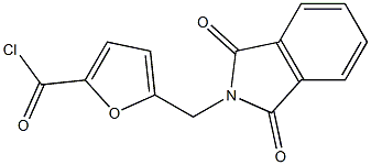 5-[(1,3-Dioxo-2,3-dihydro-1H-isoindol-2-yl)methyl]furan-2-carbonylchloride, tech. Struktur