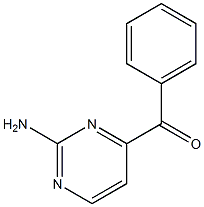 (2-amino-4-pyrimidinyl)(phenyl)methanone Struktur