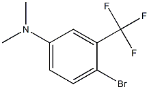 N1,N1-dimethyl-4-bromo-3-(trifluoromethyl)aniline Struktur