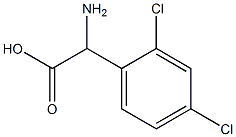 2-amino-2-(2,4-dichlorophenyl)acetic acid Struktur