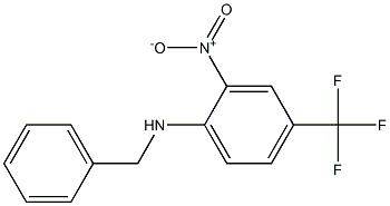 N1-benzyl-2-nitro-4-(trifluoromethyl)aniline Struktur