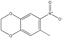 6-methyl-7-nitro-2,3-dihydro-1,4-benzodioxine Struktur