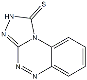 1,2-dihydrobenzo[e][1,2,4]triazolo[3,4-c][1,2,4]triazine-1-thione Struktur