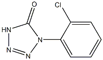 1-(2-chlorophenyl)-1,4-dihydro-5H-tetrazol-5-one Struktur