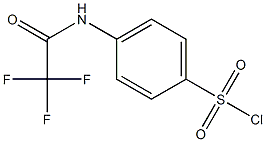 4-[(trifluoroacetyl)amino]benzenesulfonyl chloride Struktur