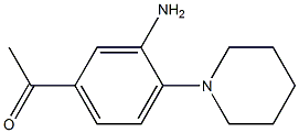 1-(3-amino-4-piperidinophenyl)ethan-1-one Struktur