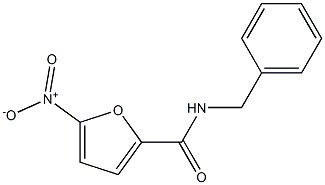 N2-benzyl-5-nitro-2-furamide Struktur