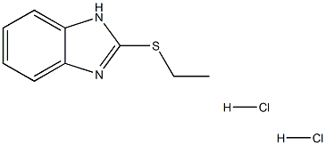 2-(ethylthio)-1H-benzo[d]imidazole dihydrochloride Struktur