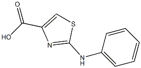 2-anilino-1,3-thiazole-4-carboxylic acid Struktur