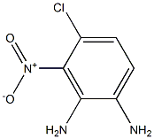 4-chloro-3-nitro-1,2-benzenediamine Struktur