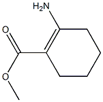 methyl 2-aminocyclohex-1-ene-1-carboxylate Struktur