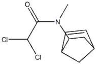 N1-bicyclo[2.2.1]hept-5-en-2-yl-N1-methyl-2,2-dichloroacetamide Struktur