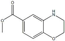 methyl 3,4-dihydro-2H-1,4-benzoxazine-6-carboxylate Struktur