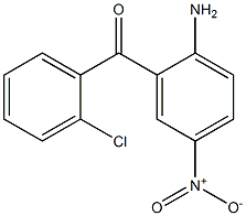 2-Amino-5-Nitro-2'-Cholro Benzophenone Struktur