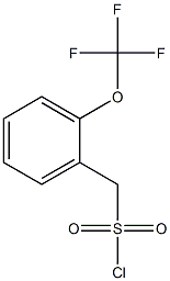 (2-(trifluoromethoxy)phenyl)methanesulfonyl chloride Struktur