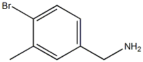 (4-bromo-3-methylphenyl)methanamine Struktur