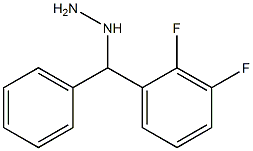 1-((2,3-difluorophenyl)(phenyl)methyl)hydrazine Struktur