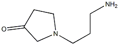 1-(3-aminopropyl)pyrrolidin-3-one Struktur