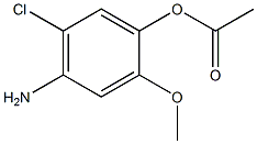 1-(4-Amino-5-chloro-2-methoxy-phenyl)-acetic acid Struktur