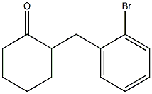 2-(2-bromobenzyl)cyclohexanone Struktur