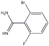 2-bromo-6-fluorobenzamidine Struktur