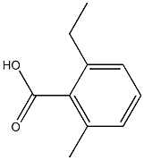 2-ethyl-6-methylbenzoic acid Struktur