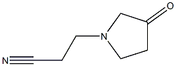 3-(3-oxopyrrolidin-1-yl)propanenitrile Struktur