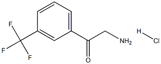 3-TRIFLUOROMETHYLPHENACYLAMINE HYDROCHLORIDE Struktur