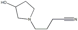 4-(3-hydroxypyrrolidin-1-yl)butanenitrile Struktur