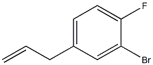 4-allyl-2-bromo-1-fluorobenzene Struktur