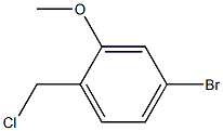 4-bromo-1-(chloromethyl)-2-methoxybenzene Struktur