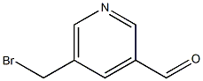 5-(bromomethyl)pyridine-3-carbaldehyde Struktur