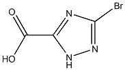 5-bromo-2H-1,2,4-triazole-3-carboxylic acid Struktur