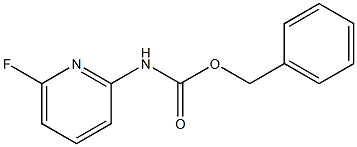 benzyl 6-fluoropyridin-2-ylcarbamate Struktur