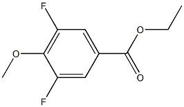 ethyl 3,5-difluoro-4-methoxybenzoate Struktur