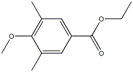 ethyl 4-methoxy-3,5-dimethylbenzoate Struktur