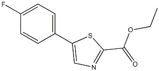 ethyl 5-(4-fluorophenyl)thiazole-2-carboxylate Struktur